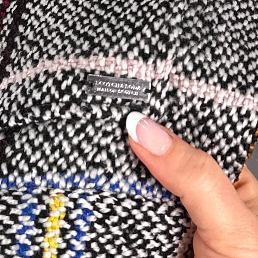 Scotch & Soda Women’s Cropped Plaid Jacket Button Front L - Picture 4 of 12